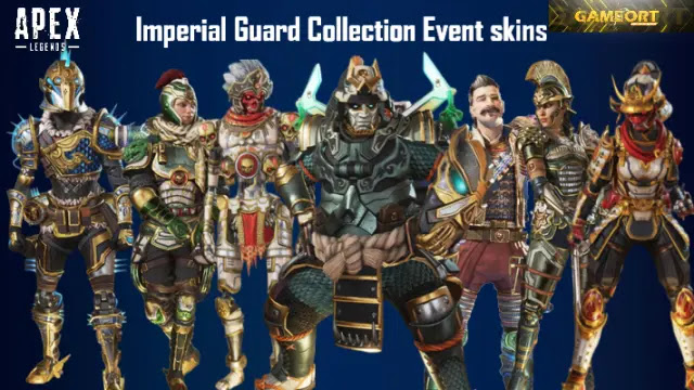 apex legends season 16 imperial guard collection event, apex season 16 collection event leaks, apex imperial guard collection skins, apex wraith hope's dawn heirloom