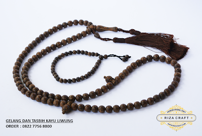 Gelang Tasbih Kayu Liwung