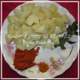 Crispy Potato Fry Ingredients