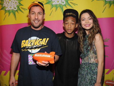 Miranda Cosgrove fans peru Jaden Smith Adam Sandler WireI iCarly Kids Choice Awards 26th 2013