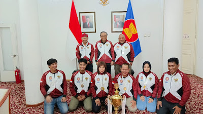 Indonesia Juara Umum Kedua 3rd Karate Traditional Asia-Ocenia 2022 di Uzbekistan