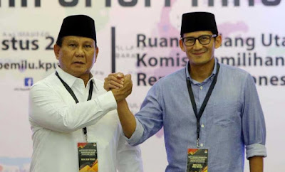 Mendapatkan 92 Nama Untuk Masuk Dalam Tim Pemenangan Prabowo-Sandi