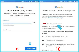 Cara membuat email gmail baru di hp android