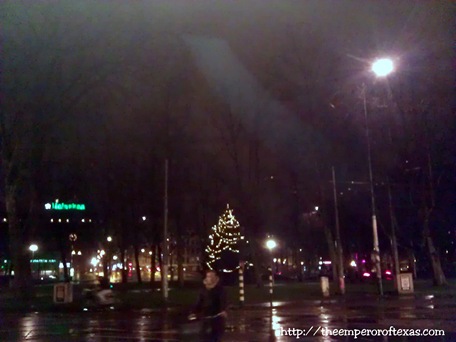 Amsterdam, Marie Heinekenplein. 50 minutes to THE NEW YEAR 2013(LIVE caption delivered to Fb: “Heineken Brouwerij. 50 minutes to NEW YEAR.”)