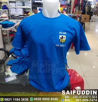KAOS KNPI BAHAN CATTON COMBED