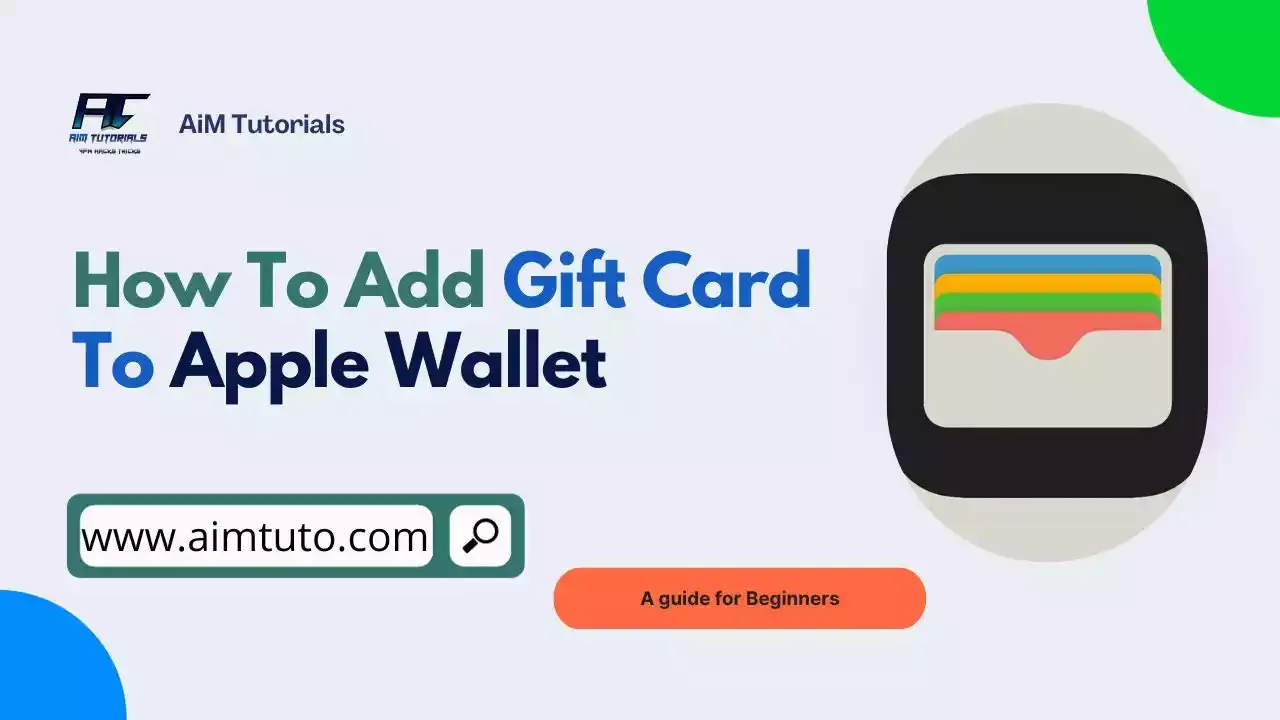 how to add gift card to apple wallet
