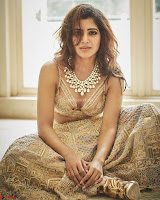 Samantha Ruth Prabhu Stunning in Brown Wedding Lehena ~  Exclusive Celebrities Galleries 002.jpg