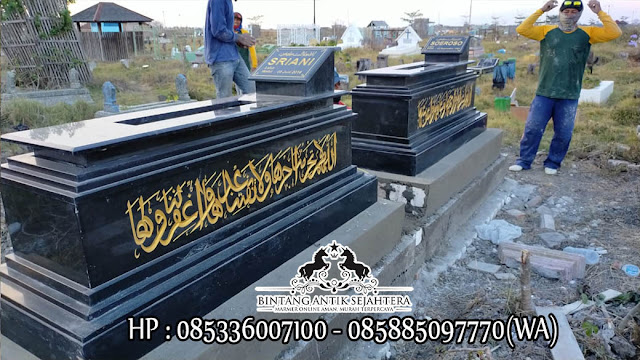 DAFTAR HARGA 15 JENIS KIJINGAN MAKAM MARMER GRANITE TERLARIS BERIKUT NISAN NYA