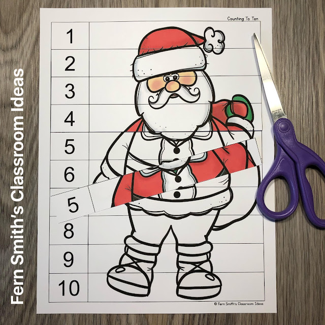 Click Here to Download these Christmas Counting Puzzles for Your Classroom Today!