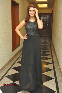Actress Surabhi Stills in Black Long Dress at turodu Audio Launch  0092.JPG