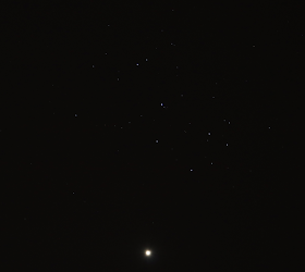 Venus and the Pleiades 2/4/2020 Venus and the Pleiades 2/4/2020