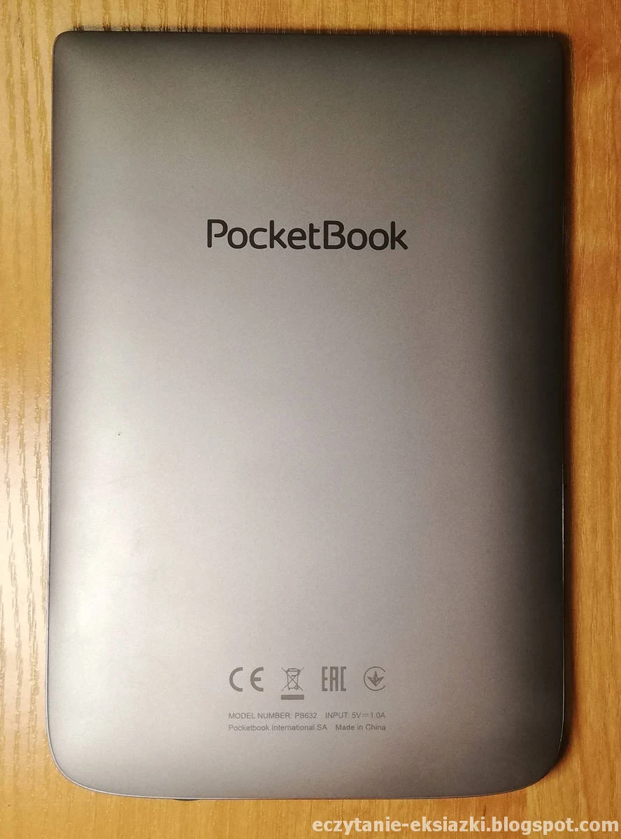 Tył obudowy czytnika e-booków PocketBook Touch HD 3