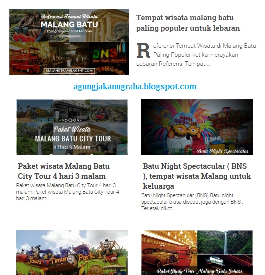 Cara Membuat Auto Readmore 2 kolom di Homepage Blogspot tanpa Javascript