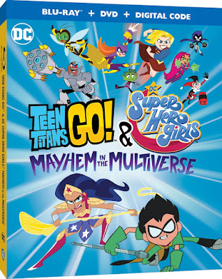 Teen Titans Go Dc Super Hero Girls Mayhem In The Multiverse Bluray