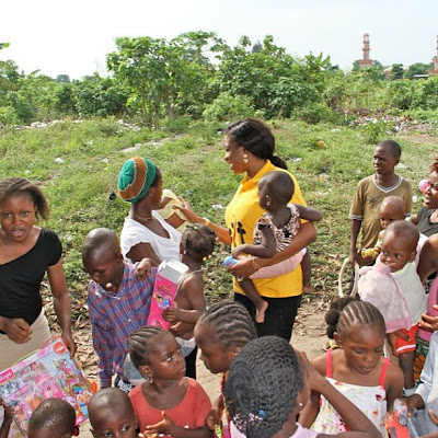 Heart of Gold- Chika Ike gives back to society(Photos)