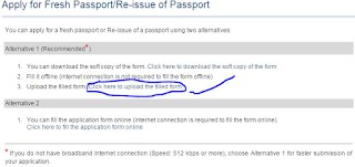 Step 3: apply for Fresh Passport\Re-issue Passport Offline image