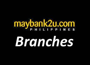 List of Maybank Branches/ATM Locators