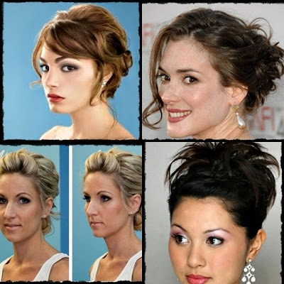 Cute Easy updos with lots of volume 