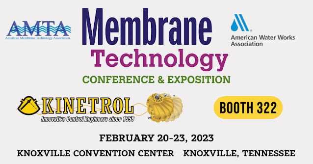 Kinetrol USA Exhibiting in 2023 AMTA/AWWA Membrane Technology Conference
