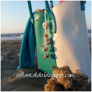 DIY beach bag charm colla a caldo