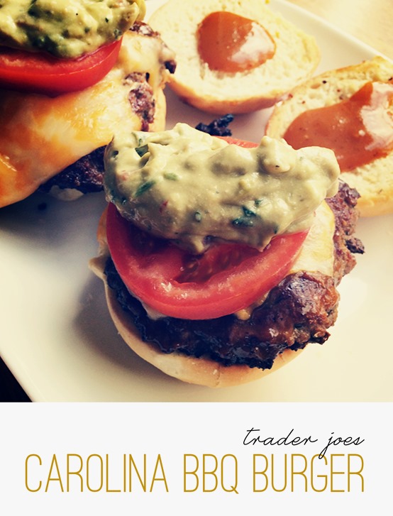 Trader Joes Carolina BBQ Burger