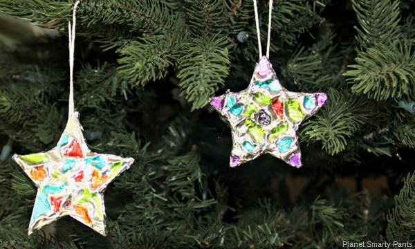 Embossed Foil  Star Ornaments  Planet Smarty Pants