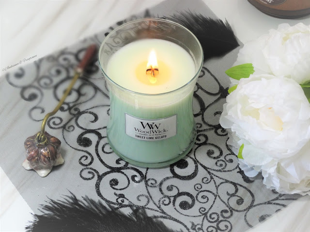 avis bougie sweet lime gelato woodwick candle