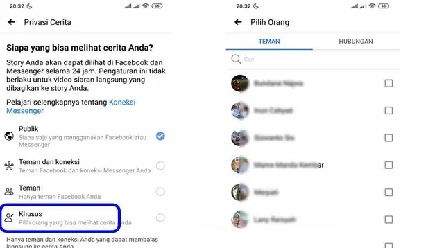 Cara Melihat Pemirsa Lainnya di Story FB