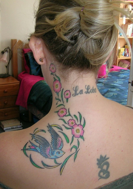 Tattoo Designs for Cute Neck 2011