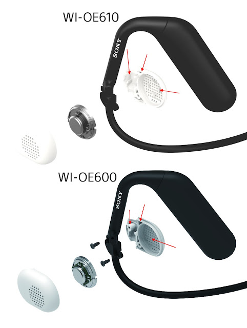 Sony Float-Run Headphones WI-OE610 WIOE610