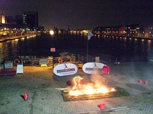Fire Walking Facing One Fears
