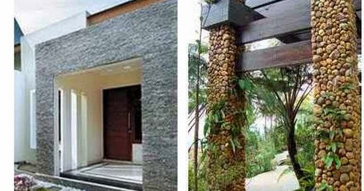 Interior Eksterior Rumah  Minimalis  Rumah  Minimalis  Batu  Alam  Yang Memiliki Kesan Natural Dan Indah