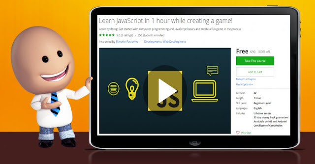 [100% Off] Learn JavaScript in 1 hour while creating a game!| Worth 90$