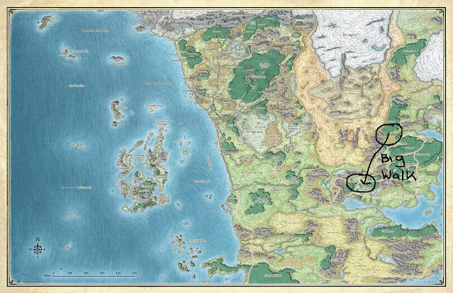 Faerun and the D&D 5e adventures of Anders the halfing monk