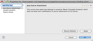 Eclipse IAM - Java Source Attachment