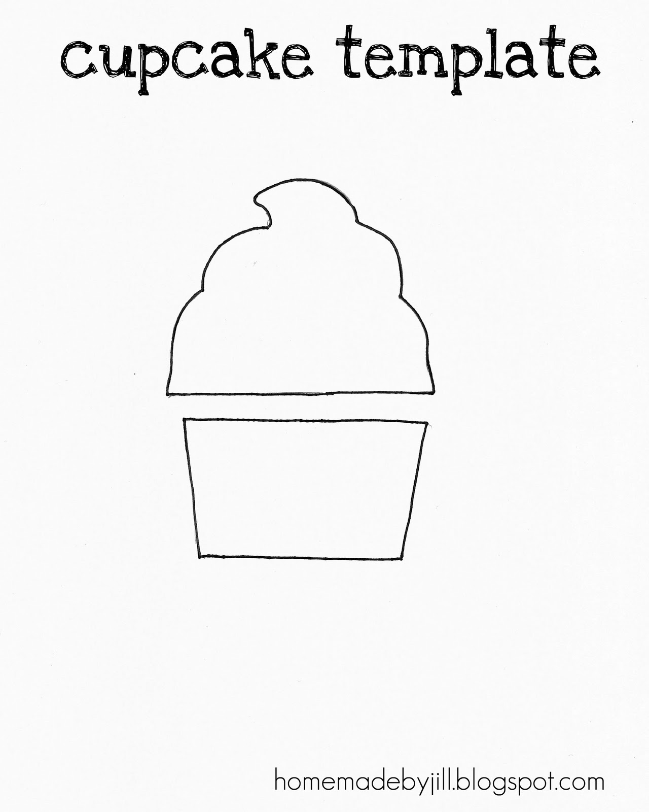 Cupcake Print Out