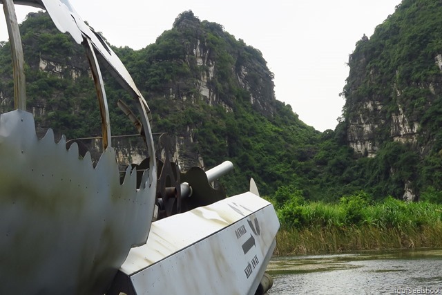 Kong:Skull Island movie set. Trang An Boat Ride