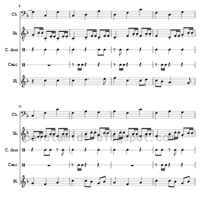 Partitura Ay de mi, como pudo suceder- Cancion popular alemana