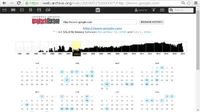 internet archive way back machine
