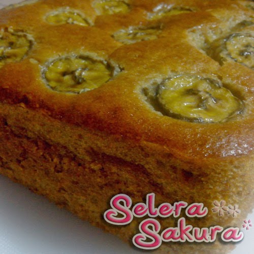 Kek Pisang Lembut dan Sedap! - Selera Sakura