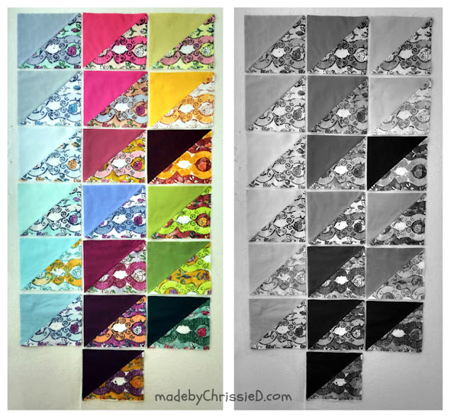 Looking at Colour Placement and Tonal Values by www.madebyChrissieD.com