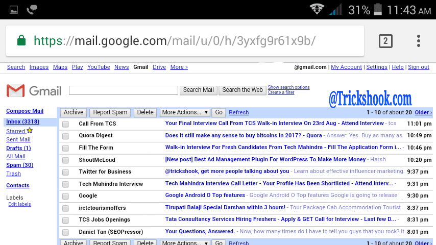 gmail desktop version login