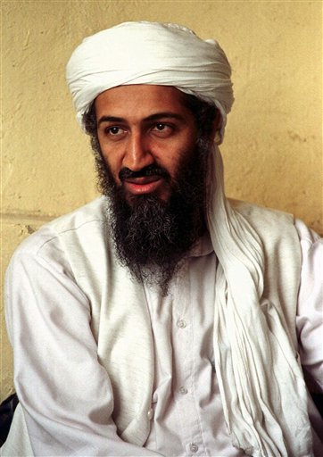 Bin Laden was behind a number. Bin Laden, the man ehind