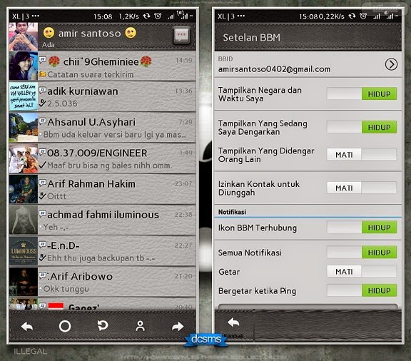 Download Kumpulan MOD Blackberry Messenger Untuk Android TERBARU 2015