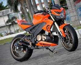 Modifikasi Yamaha Vixion Street fighter Hot Rider 