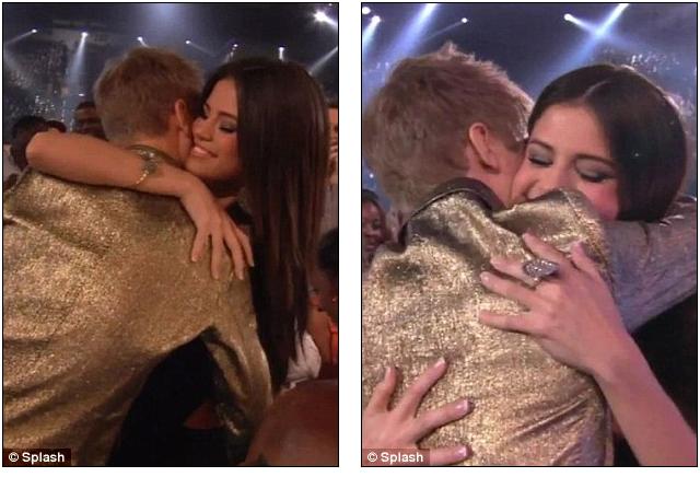 justin bieber selena gomez kiss billboard. Big winner: Bieber picked up