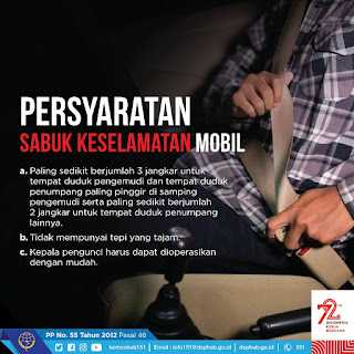 Sebab sebab terjadinya Kecelakaan jalan serta Tips dari KEMENHUB agar aman