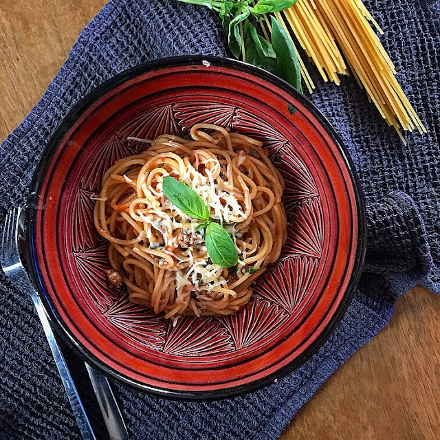 Spaghetti bolognaise healthy en version express Charlotte and cooking 