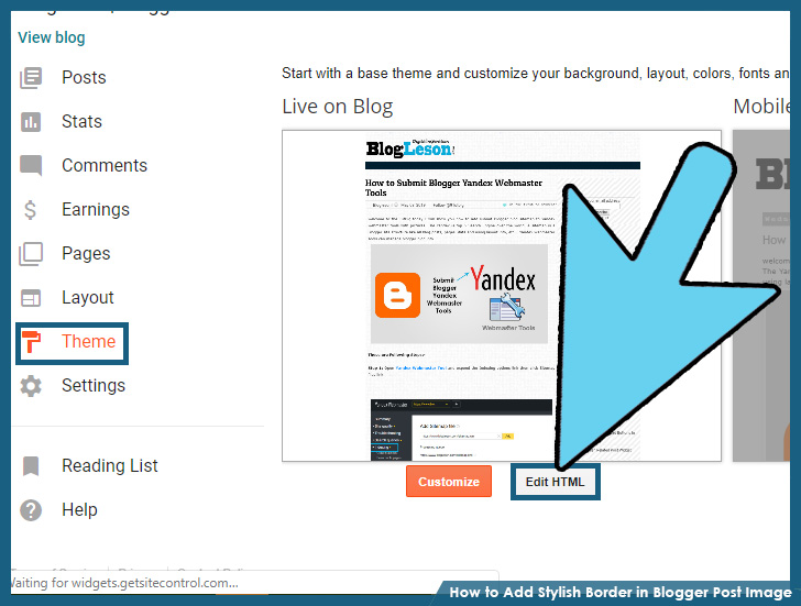 How to Add Stylish Border in Blogger Post Image
