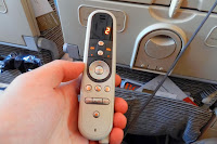 Etihad E-BOX In-flight Entertainment System remote control